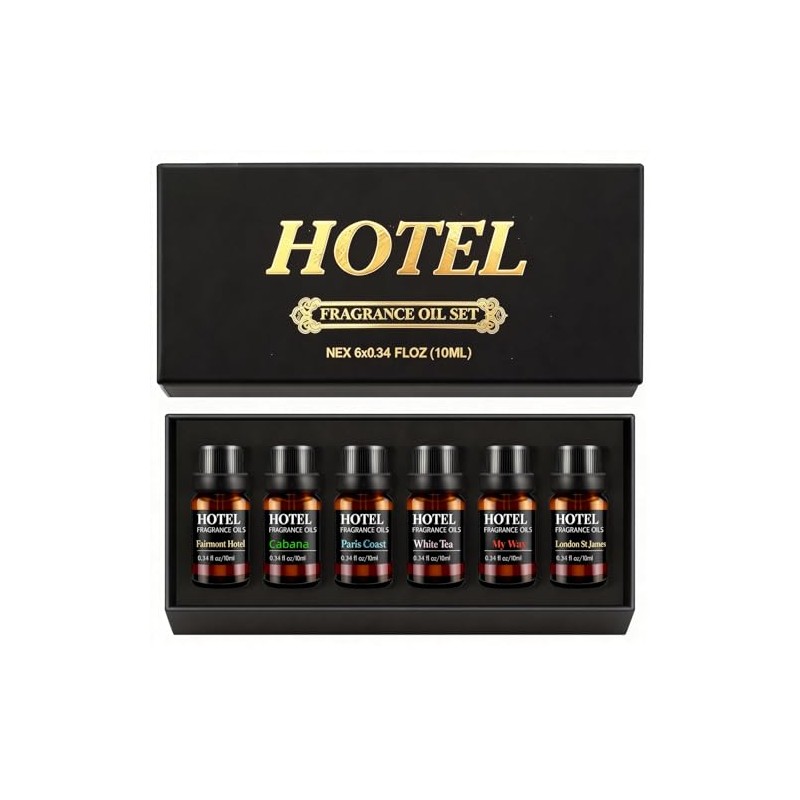 Hotel Collection Luxury Scent for Diffuser Oils Set Inspired by