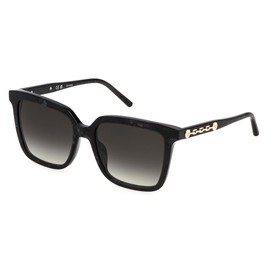 Escada Sunglasses SESE 61 0981 Black W/White Temple