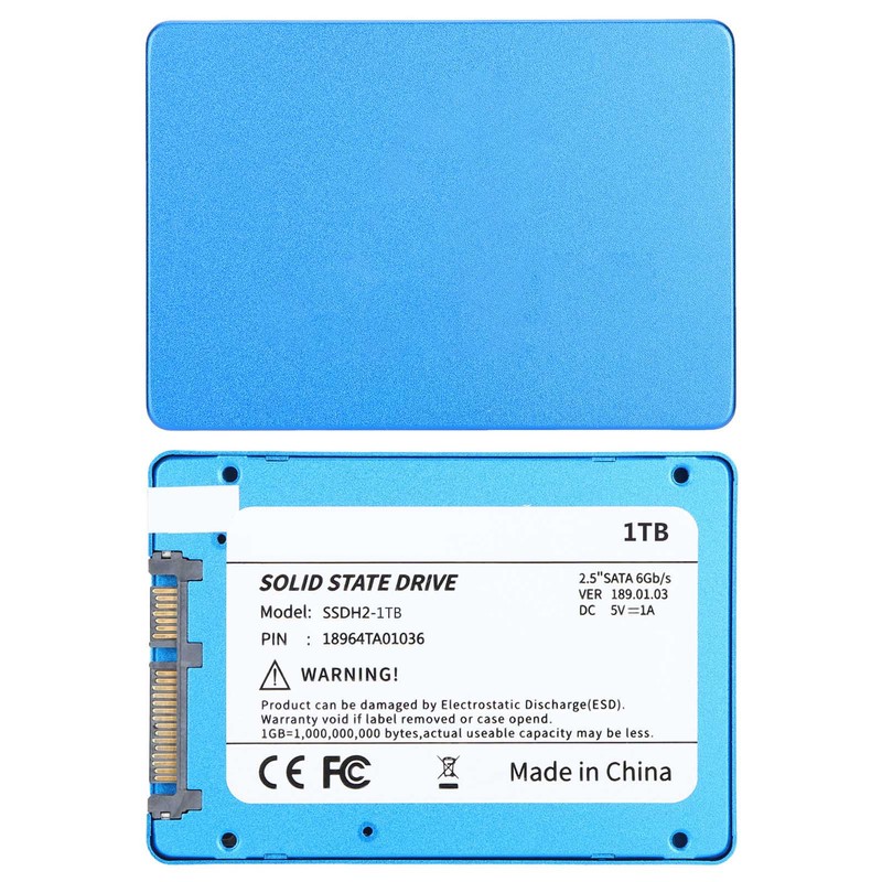 Hsthe Sea 2.5in Drive Blue High Speed Metal Hard Disk