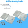 4pcs Wall Fan Mounting Bracket,Universal Fan Mount/Stand Bracket Kit
