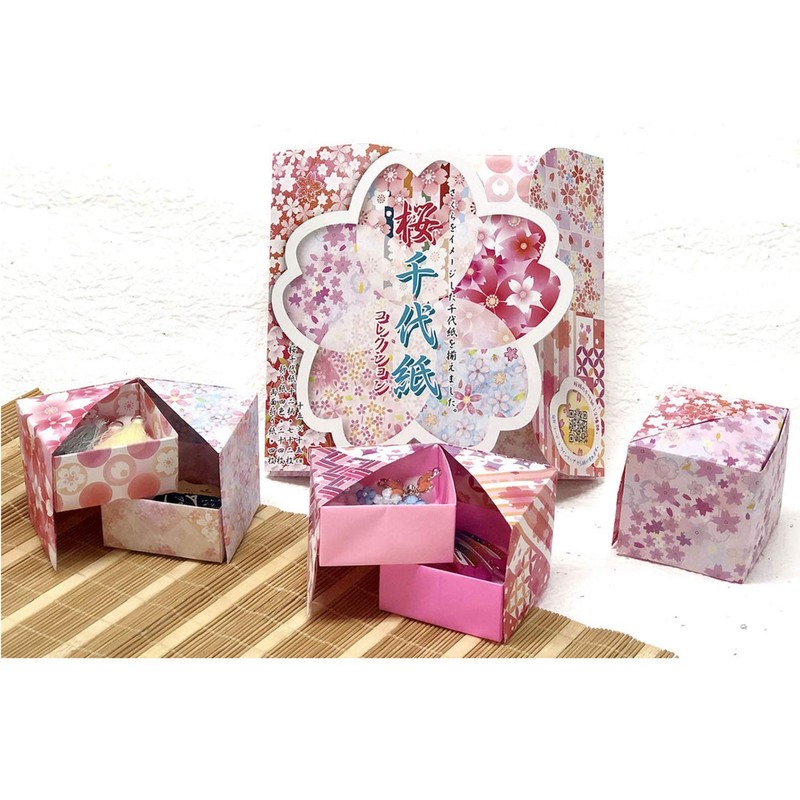 Toyo 860851 Origami Sakura Chiyogami Collection, 5.9 inches (15 cm)