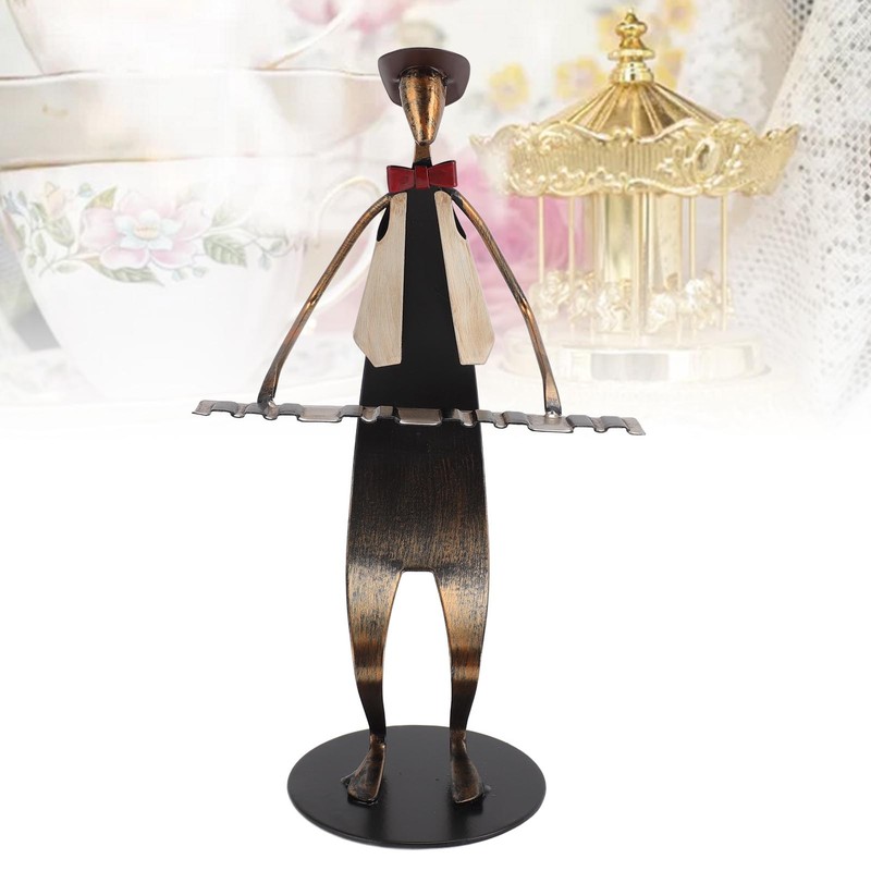 Piano Player Figurine Stable Base Elegant Decorative Metal Musical Statue