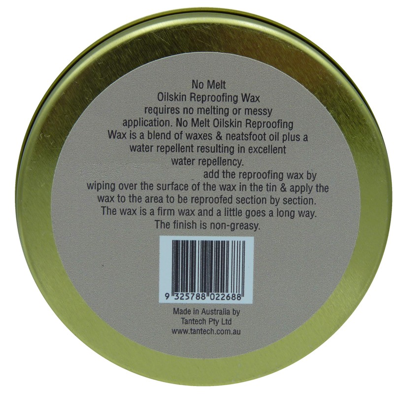 Australian No Melt Wax Cotton Dressing for waterproofing wax jackets