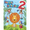 Milestone Age Age 2 Medium Birthday Card - 8" x