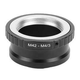 Tangxi Adaptador de Montura de Lente M42 a M4/3, Montura de Tornillo M42 a Adaptador de Montura Micro Four Thirds M43 para Montura EP1 EP2 EP3 EPL1 EPL2 Micro 4/3
