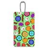 Fun Breakfast Foods Pattern Luggage Card Suitcase Carry-On ID Tag