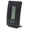 Fujiboeki Digital Theus 99069 Table Clock, Black, Height 6.1 inches