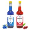 Snow Cone Syrup Blue Raspberry and Cherry -1 Quart (32oz)