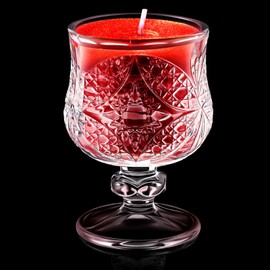 Tisancy Tiny Low Temperature Candles, Low Heat Body Safe Wax Candles Play Toys with Fragrance for Couples, Lovers, Home Decoration(Wine Red,Cup)