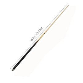 TGA Sports 48 Inch Hardwood Billiard House Cue Sticks 2-Piece Pool Cue