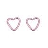 munkees, Mini Heart Carabiner Keychain (2 x Pink)