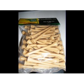 Biomax Biodegradable Golf Tees 2 3/4" 100 Wood Color