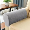 XIEHUZA Armrest Covers, Set of 2 Stretch Armchair Couch Armrest