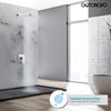 gotonovo 10 Inch Rain Shower Head System Polish Chrome Shower