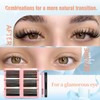 Sixstarhair Cluster Lashes Kit 580Pcs Individual Eyelashes Book Natural Eye