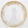 Vetro Felice 349122P Medium Plate Western Tableware Plate, Gold, 8.5