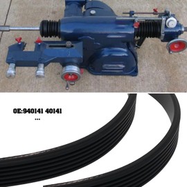 eMagTech 2pcs Lathe Drive Belt 20 Inch x 0.55 Inch 6-Rib Compatible with AMMCO 4000 Brake Lathe, OE 940141 40141