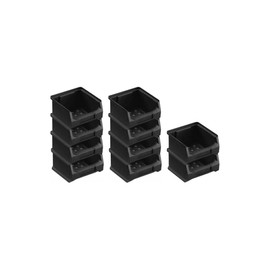 Economy Set 10 x Conductive Storage Boxes 1.0 H x W x D 6 x 10 x 10 cm 0.4 Litres ESD Storage Container Storage Box Assortment Container
