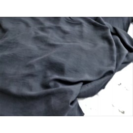 Silk Georgette crinkle fabric Dark gray 1 lin yd 42" wide  no stretch BTY 1.5 oz