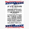 HOF Trading A Veteran Vinyl Sticker Waterproof Decal Laptop Wall