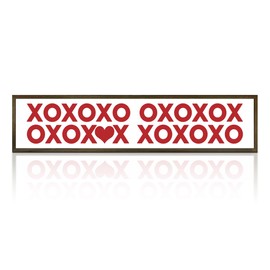 Valentine's Day Decor, XOXO Valentines Sign, Valentine's Day Wood Sign, Wooden Box Sign Desk Décor, Red Valentine's Day Wood Decor, Farmhouse Decor for Valentines Day, Gift for Valentine's Day