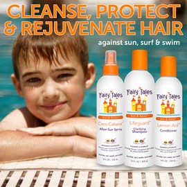 Fairy Tales Swim Shampoo 32oz and Conditioner 32oz for Kids | Made with Natural Ingredients in the USA | Chlorine Removal Swimmer Shampoo 32oz and Conditioner 32oz for Kids | No Parabens, Sulfates, or Synthetic dyes