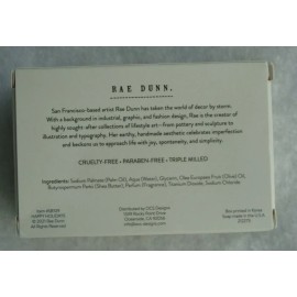 Rae Dunn NEW SEALED RAE DUNN~Sparkling Cranberry HAPPY HOLIDAYS Hand & Body Soap Bar 8 oz