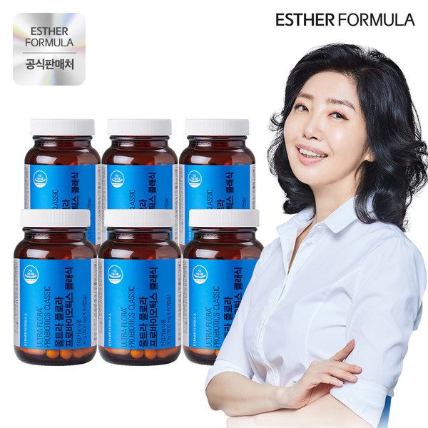 Esther Formula Ultra Flora Probiotics Yeo Esther Lactobacillus Classic 6 bottles / 에스더포뮬러 울트라 플로라 프로바이오틱스 여에스더 유산균 클래식 6병