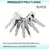 Drive-up Ignition Keys (10 PCS) Fits CLUBCAR EZGO Yamaha Golf