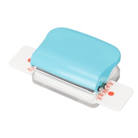 Mini Manual Binding Machines, 6 Holes Cinch Book Binding Machine, 5 Sheets of Paper, Coil Binding Machine for Home Office (Light Blue)