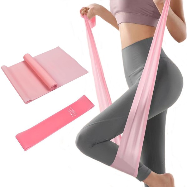 DFsucces Stretch Bands Fitness Bands for Yoga, Latex Free, 0.6m,