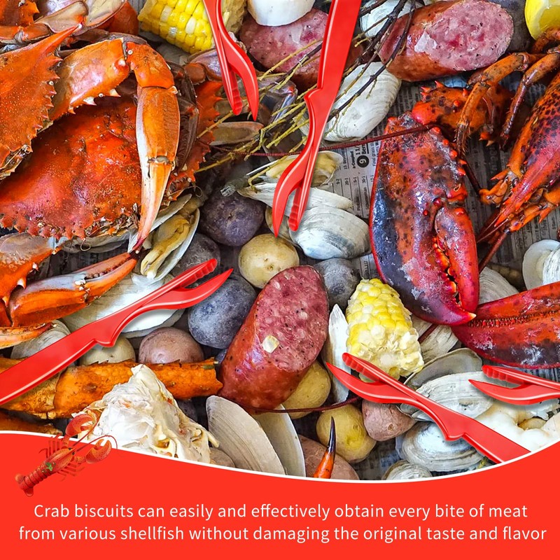 50 PCS Seafood Tools picks Crab Legs Crackers for Crab,Lobster,Prawns,Shellfish