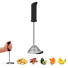 EuroKitchen 河西 ドリームファーム スムード ポテトマッシャー ブラック DRFKTSDFSM3017