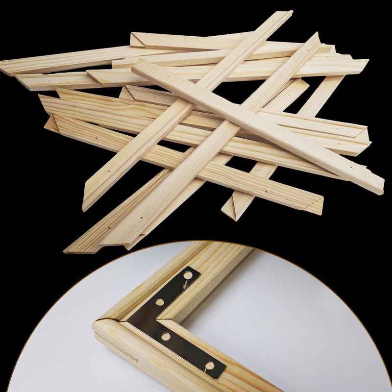 4 Set 16x20 Inch DIY Canvas Stretcher Bars Canvas Frame