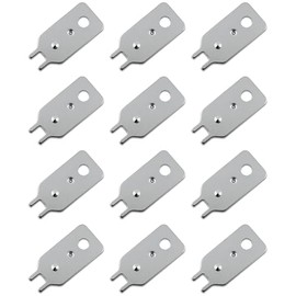 Dispenser Key Replacement – Rubbermaid Key 3486595 Compatible with Flex, AutoFoam, AutoClean, AutoFlush Dispensers – Durable Metal Lock Plate Key for Manual and Touch-Free Systems - 12 Pack