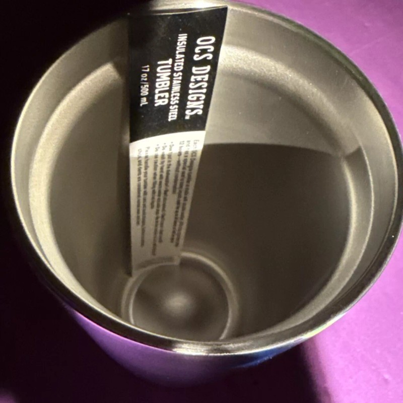 Studio Oh! Good Vibes Floral Hot/Cold Travel Tumbler Stainless Steel