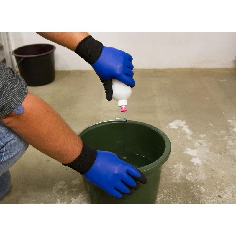 Work glove Agua, size 10 (XL), bicolor, double dipped