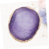 Minkissy 1pc Resin Manicure Palette Agate Display Plate for Nail