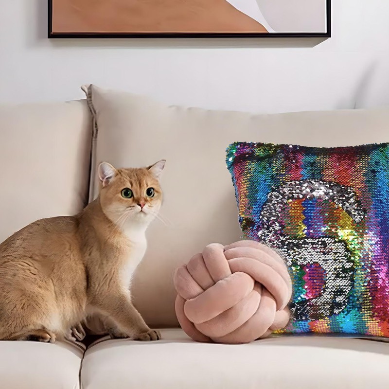 1 Sequin Pillowcase, 1 Felt Bag, Decorative Pillowcase, Rainbow Pillowcase,