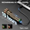 WdtPro Rechargeable Flashlights High Lumens, 2 Pack 10H Long Lasting