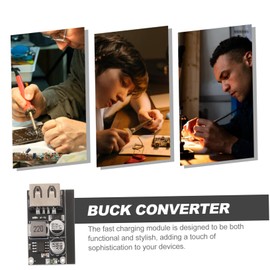 CAXUSD Fast Charging Step Down Voltage Regulator Board to USB Power Converter Module Compatible with Apple PCB Material for Phones Tablets Laptops