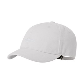 Croogo Short Brim BB Cap, Individuality, Casual, Short Hat, Breathable, Lightweight, Adjustable Hat, Sunscreen Hat, Solid, Cotton, School Retro Style, white