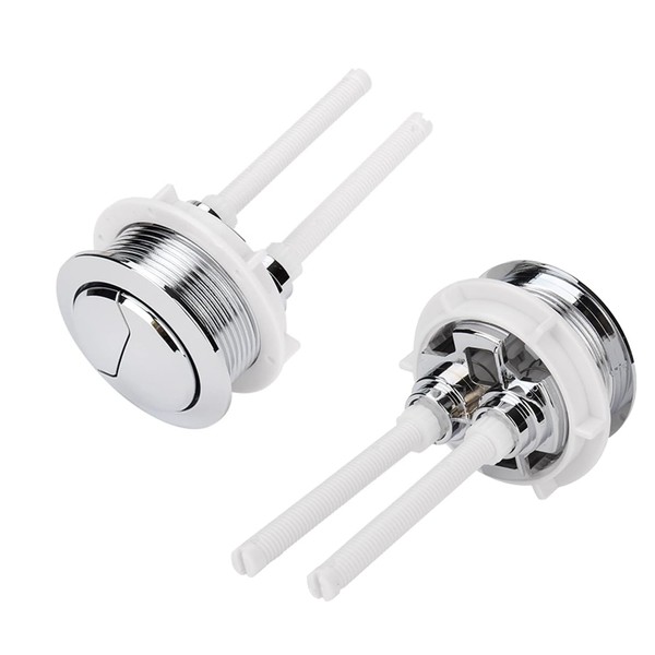 2 Pcs Dual Push Button Toilet Flush Button with Four