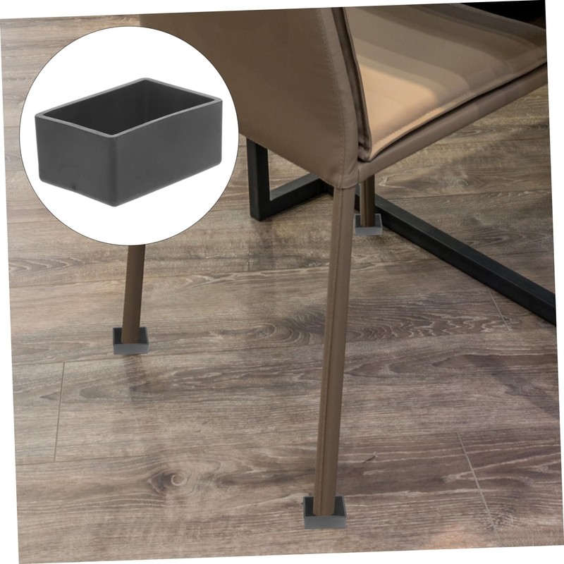 ORFOFE 8pcs Rectangular Furniture Table Foot Cover Caps Chair Leg
