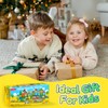 Oriate City Road Set Magnetic Tiles, Rolling Rescue Toy Cars