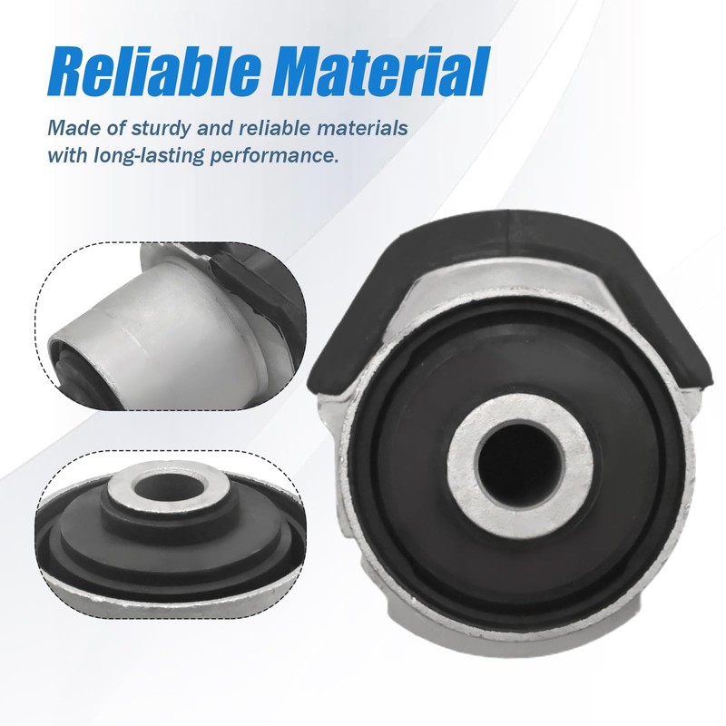 Zreneyfex 2Pcs 48725-08020 Rear Axle Beam Bushing Kit Left and