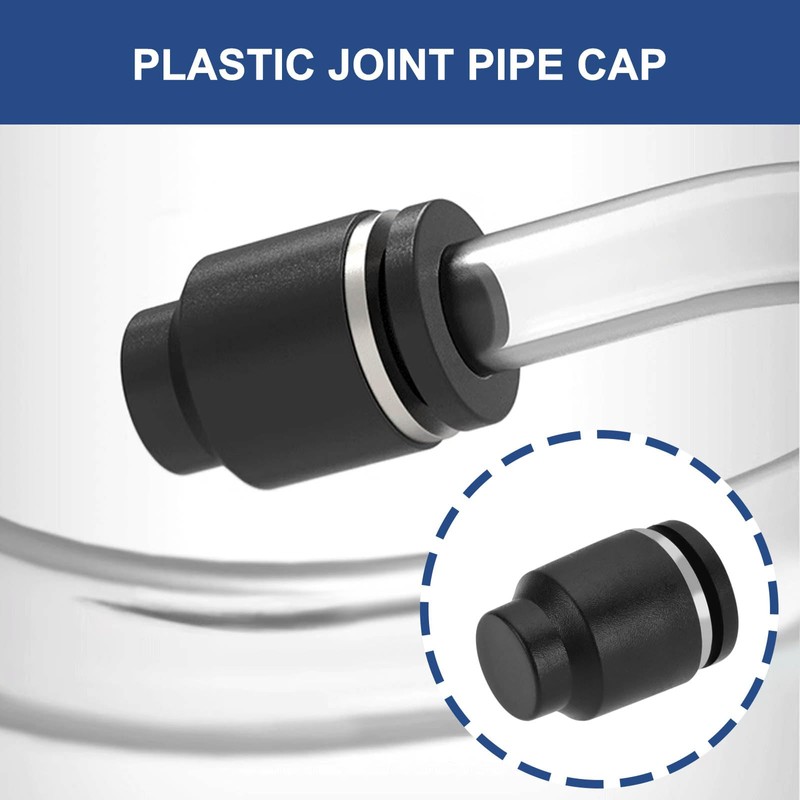 OTOTEC Pack of 10 8 mm Outer Diameter Push-to-Connect Connector