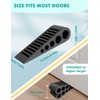 LINKWAY Door Wedge Rubber for Floor,Anti-Skid, Durable Door Stopper,Security Door
