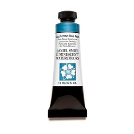 DANIEL SMITH Extra Fine Watercolor 15ml Paint Tube, Duochrome Blue Pearl, 0.5 Fl Oz (Pack of 1)