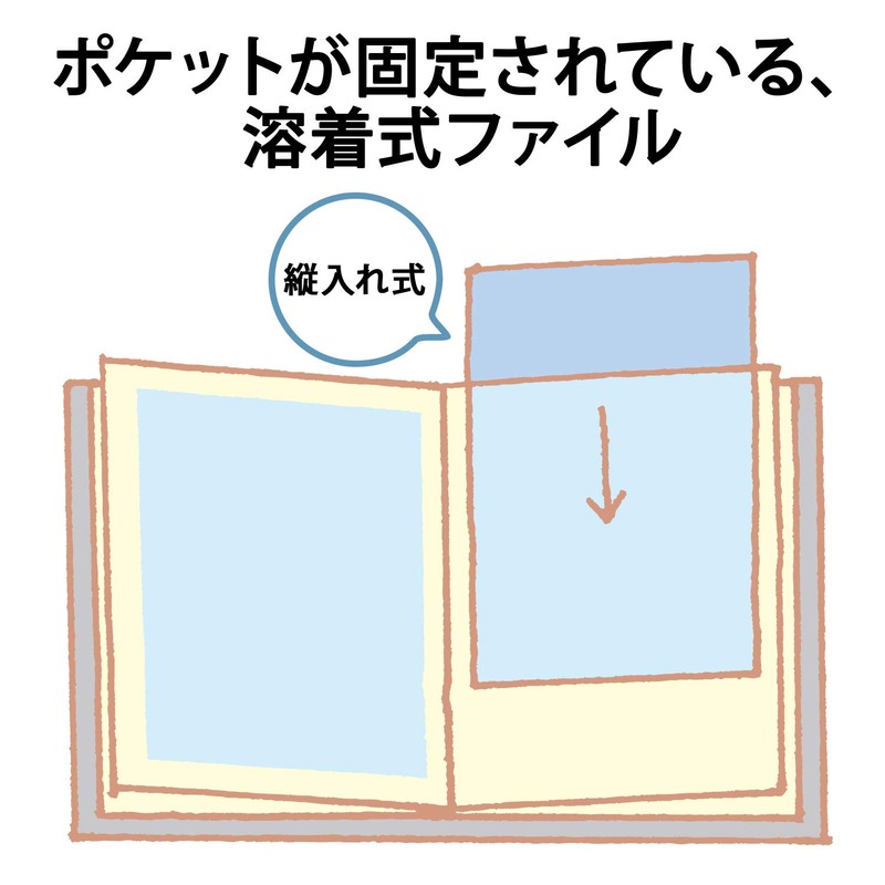 Plus Clear File, Simple Clear File, A4, 40 Pockets, 3